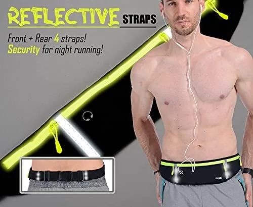 The USHAKE Slim Running Belt, Workout Fanny Pack for Men Women,Exercise in real use