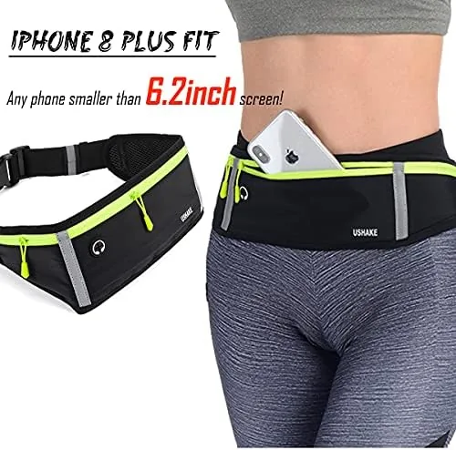 Testing the USHAKE Slim Running Belt, Workout Fanny Pack for Men Women,Exercise over two weeks
