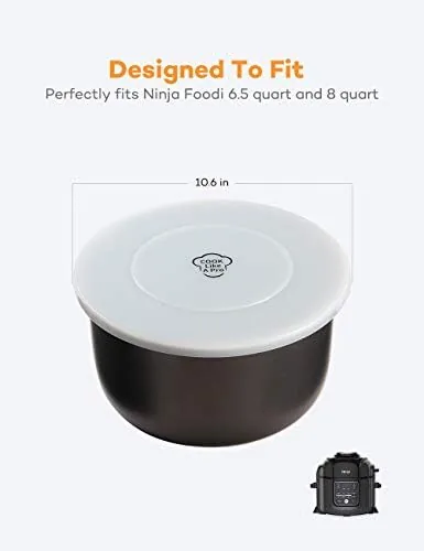 The Goldlion Silicone Lid Inner Pot Cover Accessories Compatible with Ninja compared in context