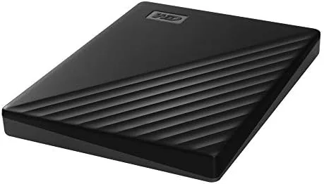 Close look at the WD 1TB My Passport, Portable External Hard Drive, Black, backup build quality