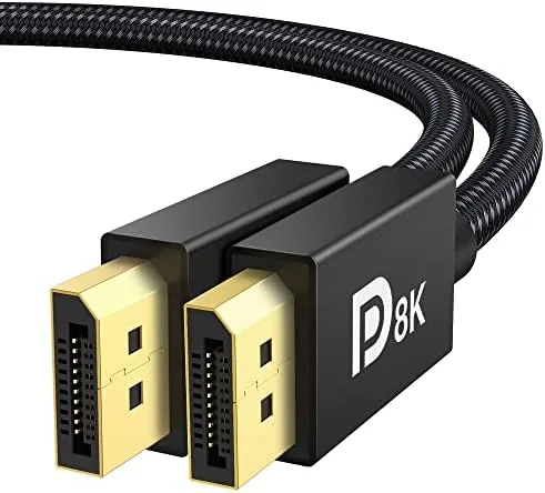 IVANKY VESA Certified 8K DisplayPort Cable 1.4, 6.6ft DP Cable Supports HDR | Display Review: Tested and Rated