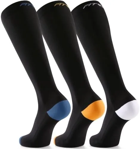 Testing the FITRELL 3 Pairs Compression Socks for Women and Men 20-30mmHg-Circulation Support Socks over two weeks