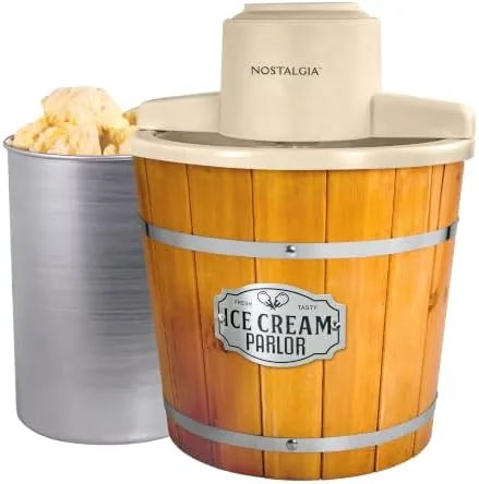 Nostalgia Electric Ice Cream Maker With 4 Qt Capacity- Old Fashioned Ice Cream Machine Review: Tested and Rated