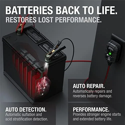 The NOCO GENIUS1: 1A 6V/12V Smart Battery Charger , Automatic Maintainer compared in context