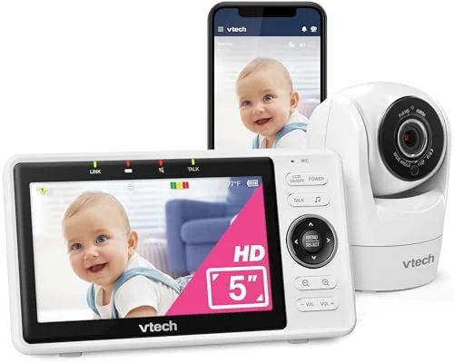 Overview of the VTech Smart WiFi Baby Monitor ,  See Your Baby at