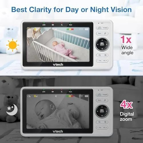 The VTech Smart WiFi Baby Monitor ,  See Your Baby at compared in context