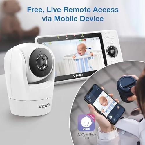 Testing the VTech Smart WiFi Baby Monitor ,  See Your Baby at over two weeks