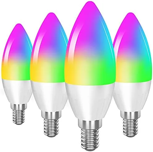 Overview of the Smart Light Bulb Works with Alexa Google Home E12 Base