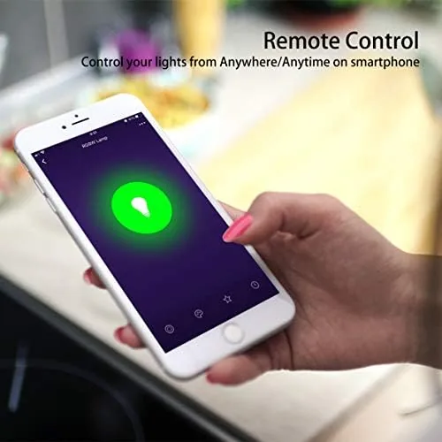 Close look at the Smart Light Bulb Works with Alexa Google Home E12 Base build quality