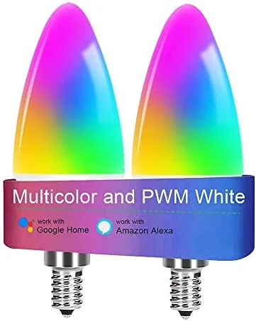 The Smart Light Bulb Works with Alexa Google Home E12 Base compared in context
