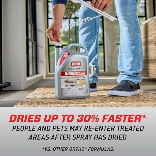 The Ortho Home Defense Max Indoor Insect Barrier, Wand, 1 gal. compared in context