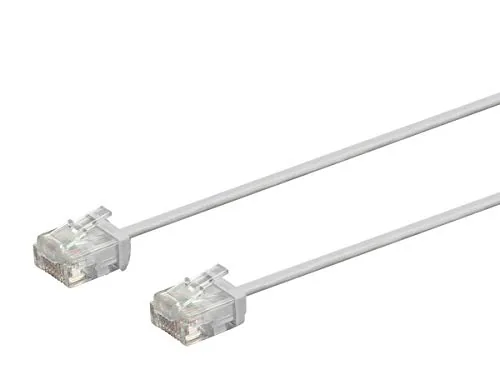 The Monoprice Cat6 50ft Black Patch Cable UTP 32AWG 550MHz Pure compared in context