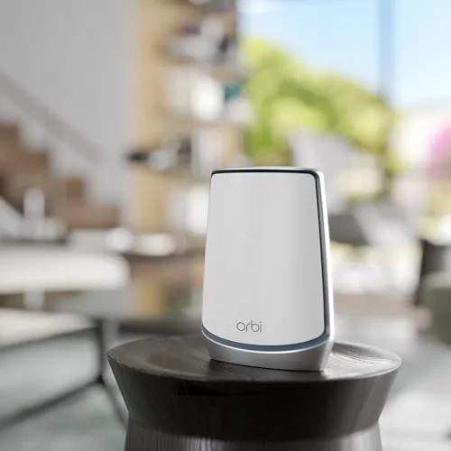 Close look at the NETGEAR Orbi Whole Home Tri-Band WiFi 6 Mesh Network System build quality