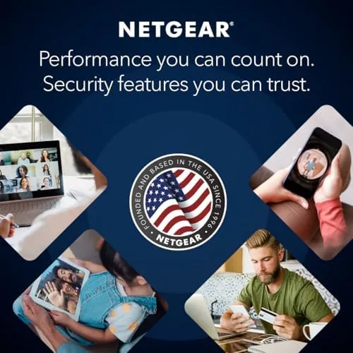 The NETGEAR Orbi Whole Home Tri-Band WiFi 6 Mesh Network System in real use
