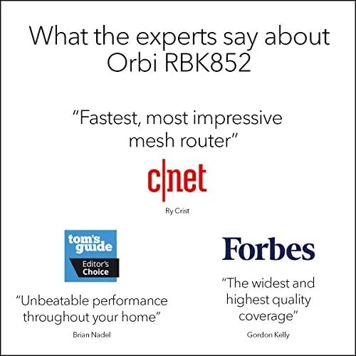 Another view of the NETGEAR Orbi Whole Home Tri-Band WiFi 6 Mesh Network System