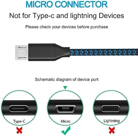 Another view of the SCOVEE USB Power Cable for Fire Stick,Replacement Charger for Roku