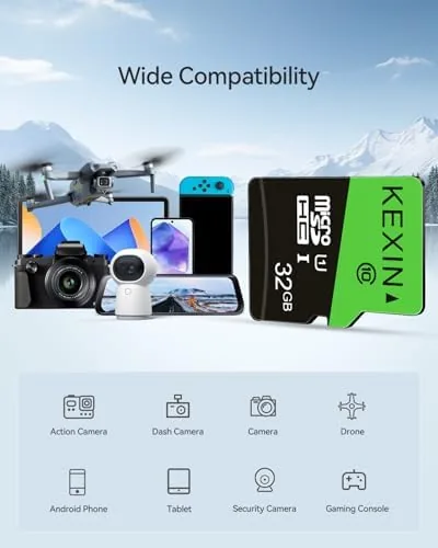 Close look at the KEXIN 3 Pack 32GB Micro SD Card Memory Card MicroSDHC build quality