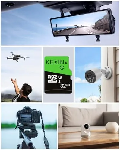 The KEXIN 3 Pack 32GB Micro SD Card Memory Card MicroSDHC compared in context