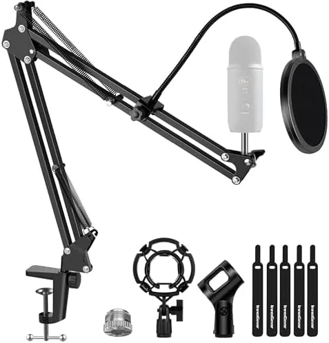 InnoGear Microphone Stand Mic Boom Arm for Blue Yeti HyperX QuadCast S SoloCast Snowball Review: Tested and Rated