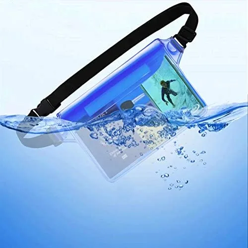 The AiRunTech Waterproof Crossbody Belt Bag for Women Men,River Lake Canoe in real use