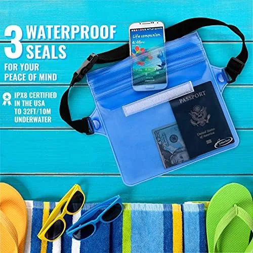 The AiRunTech Clear Fanny Pack Waterproof,Beach Cruise Ship Essential Accessories Must in real use