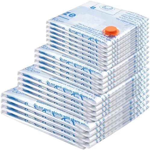 Testing the MEIQIHOME Vacuum Storage Bags, Space Saver Sealer Bags,Vacuum seal bags over two weeks