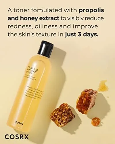 Close look at the COSRX 72% Propolis Honey Toner, 3x Increase In Moisture Level build quality