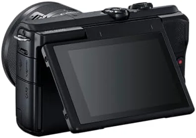 The Canon EOS M200 Compact Mirrorless Digital Vlogging Camera with EF-M compared in context