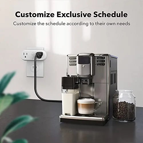 Detail shot of the HBN Dual Smart Plug,WiFi Socket Plug Timer Work with Smart features