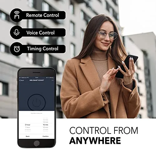 The HBN Dual Smart Plug,WiFi Socket Plug Timer Work with Smart compared in context