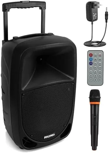 Pyle PSBT105A - 1000W Portable Bluetooth PA Speaker, 10'' Subwoofer, UHF Wireless Mic, MP3/USB/SD Review: Tested and Rated