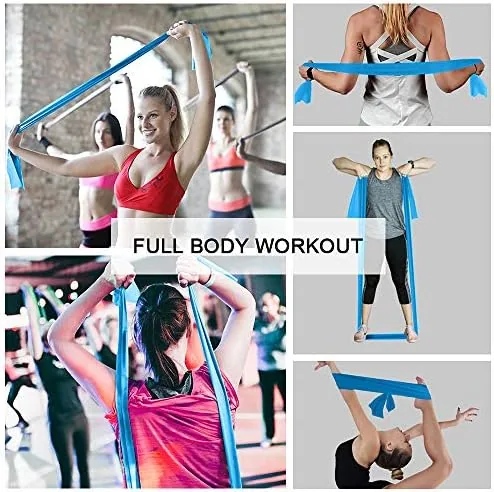 Testing the A AZURELIFE Resistance Bands,Professional Long Non-Latex Elastic Stretch Bands,Exercise Bands over two weeks