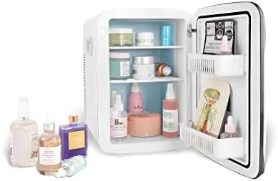 The Cooluli 15L Mini Fridge for Bedroom - Car, Office Desk in real use