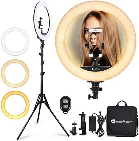 Overview of the Ring Light 18 Inch LED Ringlight Kit with 73 inch