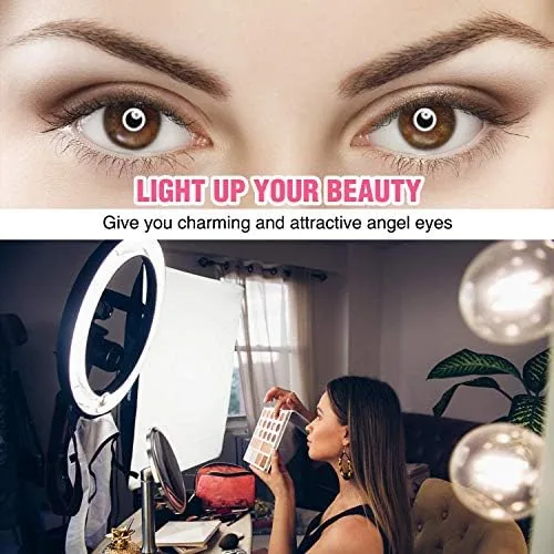 The Ring Light 18 Inch LED Ringlight Kit with 73 inch compared in context