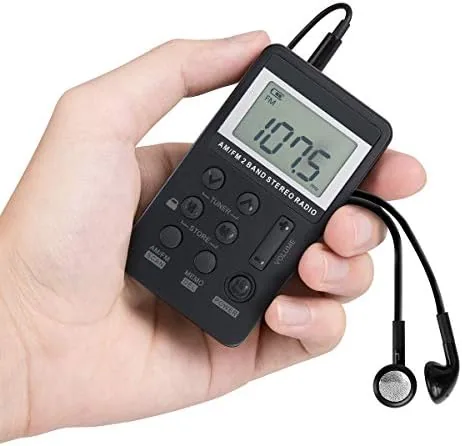 Close look at the Portable AM/FM Radio, Pocket Radio with Excellent Reception | Personal build quality