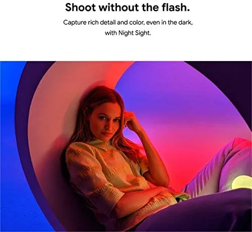 The Pixel 4 XL screen showing smooth scrolling in a photo feed