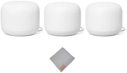 The Nest Wifi app showing device list and parental controls