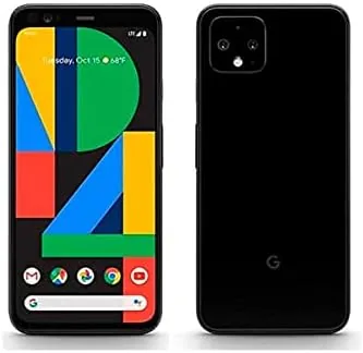 Close view of the Pixel 4 XL camera module and rear finish
