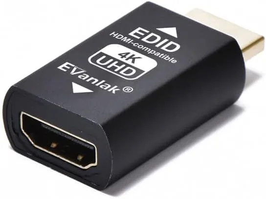 The Hdmi Edid Emulator Passthrough 3rd Generrtion Premium Aluminum Eliminated Emulator in real use