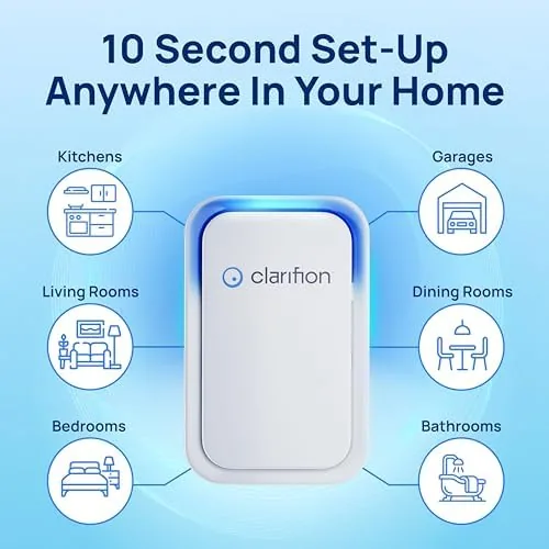 Another view of the Clarifion - Air Ionizers for Home (3 Pack), Negative Ion
