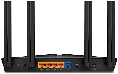 Speed test result on a laptop connected to the Archer AX10 5GHz network
