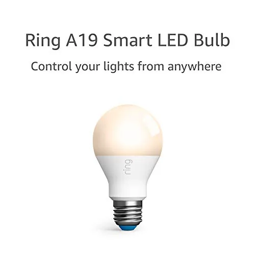 Overview of the Ring A19 Smart LED Bulb ,  Energy-efficient with 800 lumens