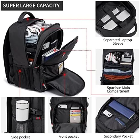 Close look at the CAFELE Backpack,17.3 Inch Women's Laptop Backpack,Purse Work Bag,Casual Daypack, Quilted build quality