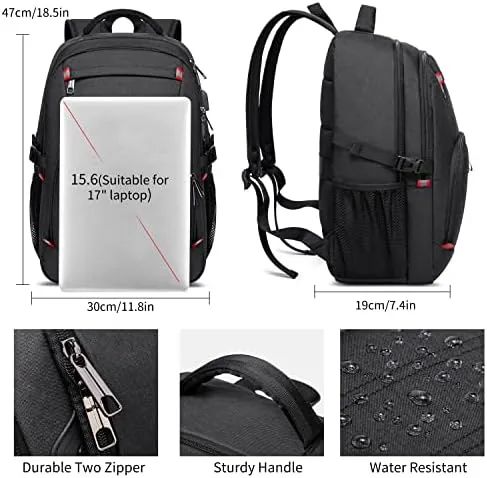 The CAFELE Backpack,17.3 Inch Women's Laptop Backpack,Purse Work Bag,Casual Daypack, Quilted in real use