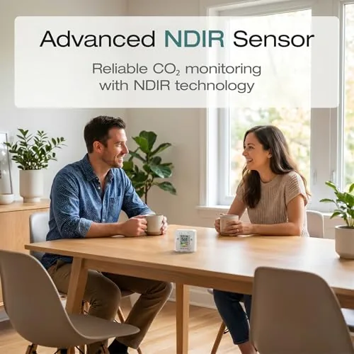 Another view of the Aranet4 Home: Wireless Indoor Air Quality Monitor for Home, Office