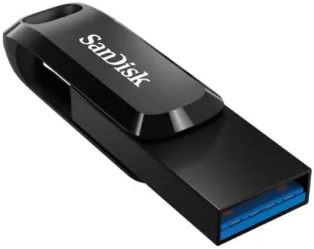 The SanDisk 128GB Ultra Dual Drive Go USB Type-C Flash Drive in real use