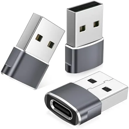 Basesailor USB to USB C adapter with USB A male and USB C female ends