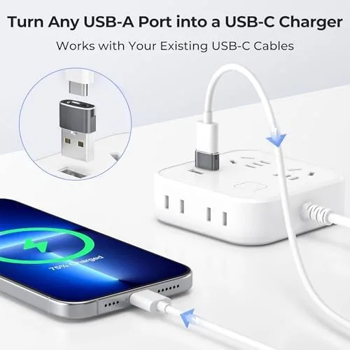 Close up of the USB C female socket on the Basesailor adapter