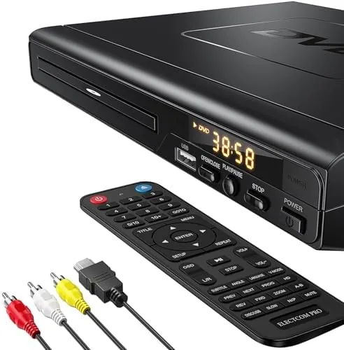 ELECTCOM PRO Region-Free DVD Player for TV with HDMI | Plays Regions 0-6 & Review: Tested and Rated